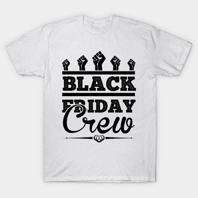 Black Friday Crew T Shirt For Women Men T-Shirt by Xamgi